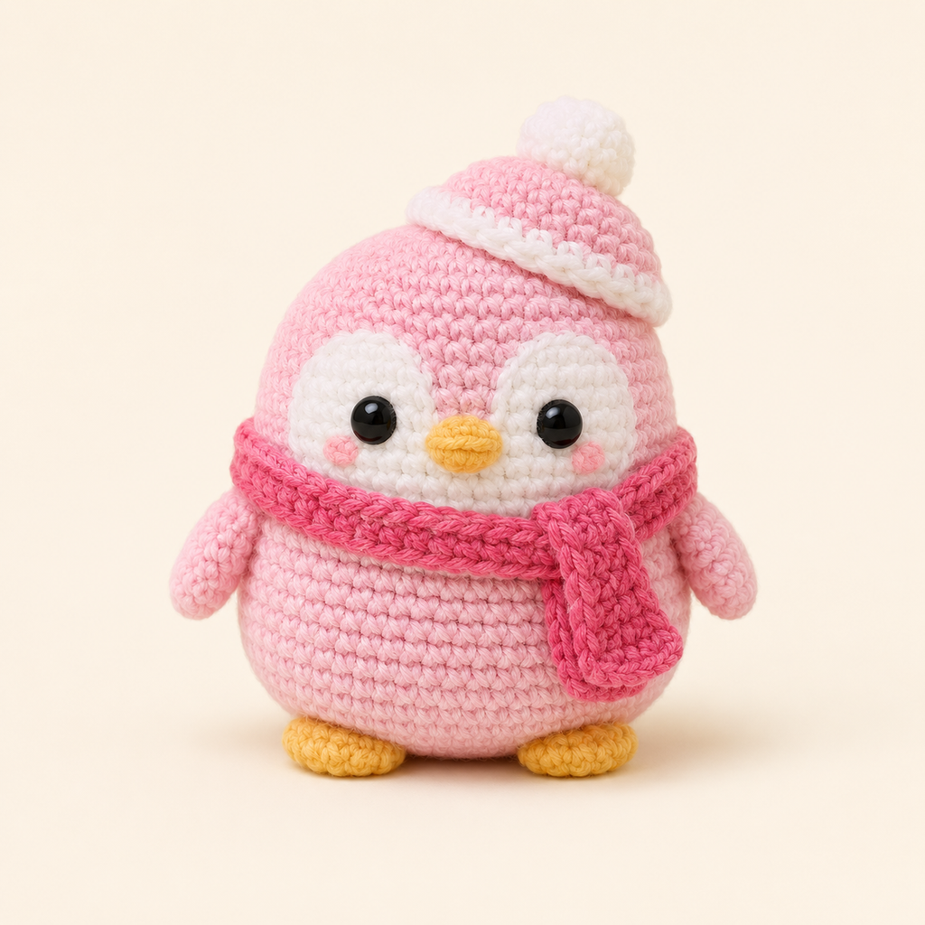 Crochet material kit animal cute figurine