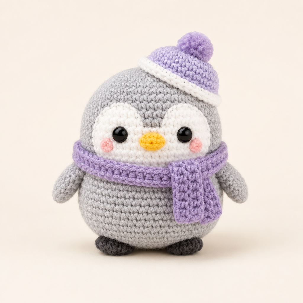 Crochet material kit animal cute figurine