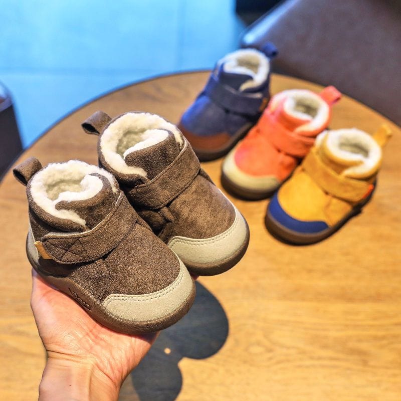 Ervella™ Infant Winter Boots – Plush and Soft Sole Baby Snow Shoes