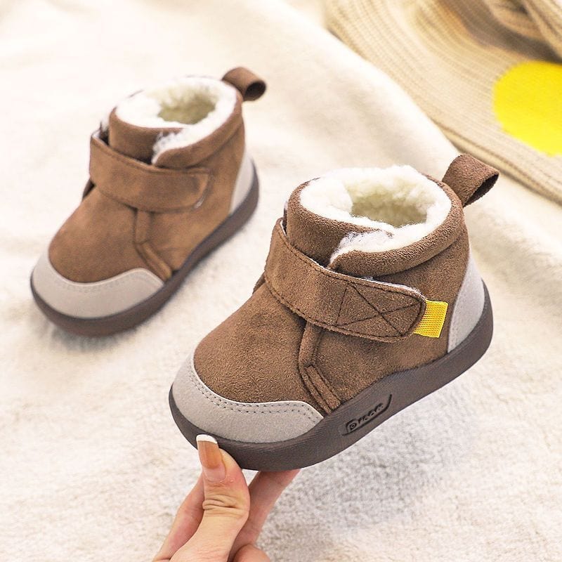 Ervella™ Infant Winter Boots – Plush and Soft Sole Baby Snow Shoes
